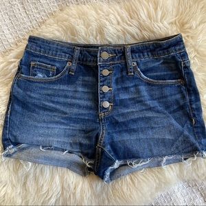 Universal Thread Button-Fly High Rise Jean Cutoff Shorts